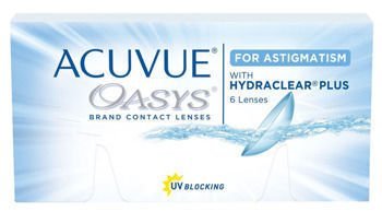 Kontaktní čočky Acuvue Oasys pro astigmatismus 6 ks