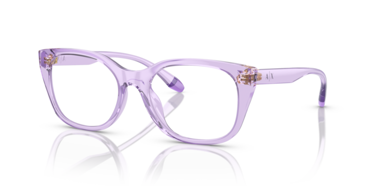 Armani exchange shop purple glasses