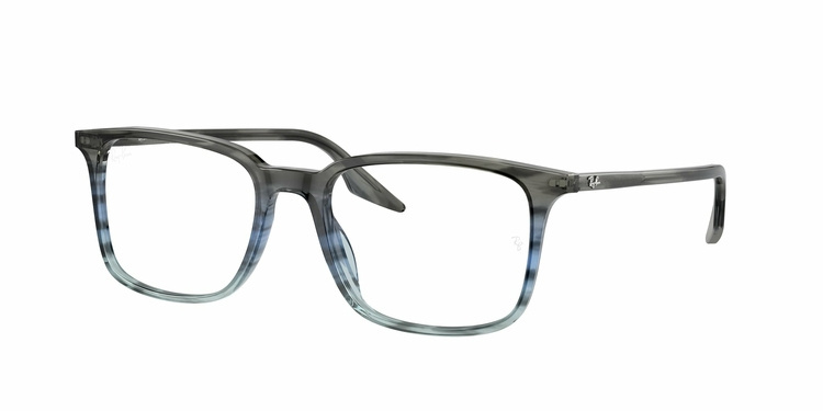 Okulary korekcyjne Ray-Ban RX 5421 8254 striped grey & blue widok z przodu