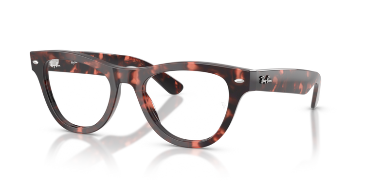 Ray‑Ban RX 5510 8118 — damskie okulary korekcyjne w kolorze Różowy Tortoise, acetatowa oprawa