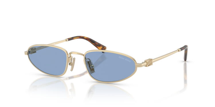 Okulary Miu Miu MU A52S ZVN60O w kolorze pale gold